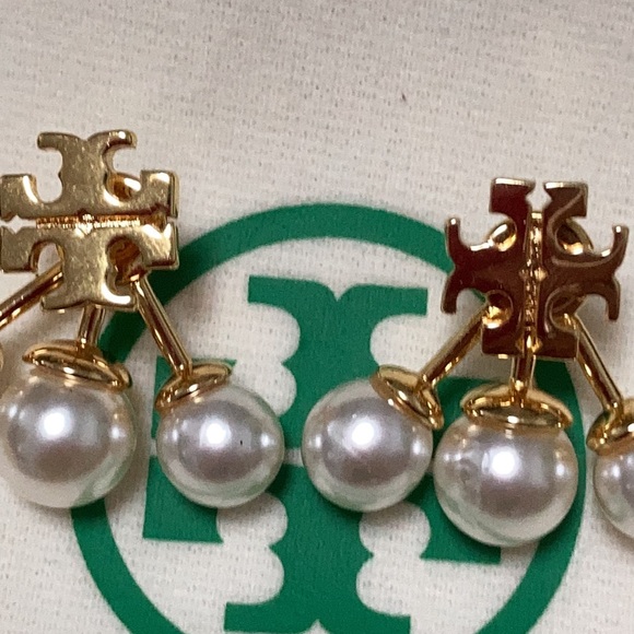 Women’s Tory Burch Gold Earrings - Picture 2 of 5